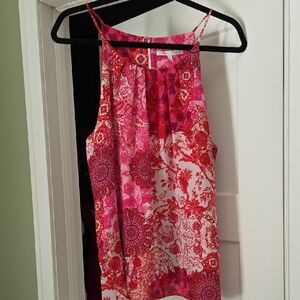 Violet & Claire Pink and Red Floral Camisole